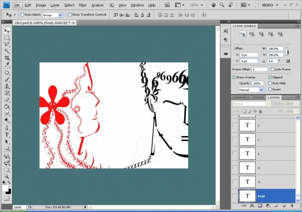 Creation of Adam,Eve & The Forbidden Fruit: Step 7